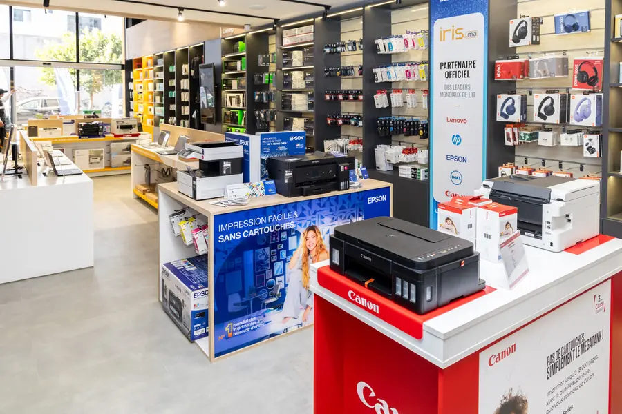 Le comptoir du magasin iris.ma