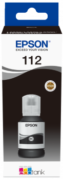Bouteille d'encre noire Epson 112 pour imprimante EcoTank