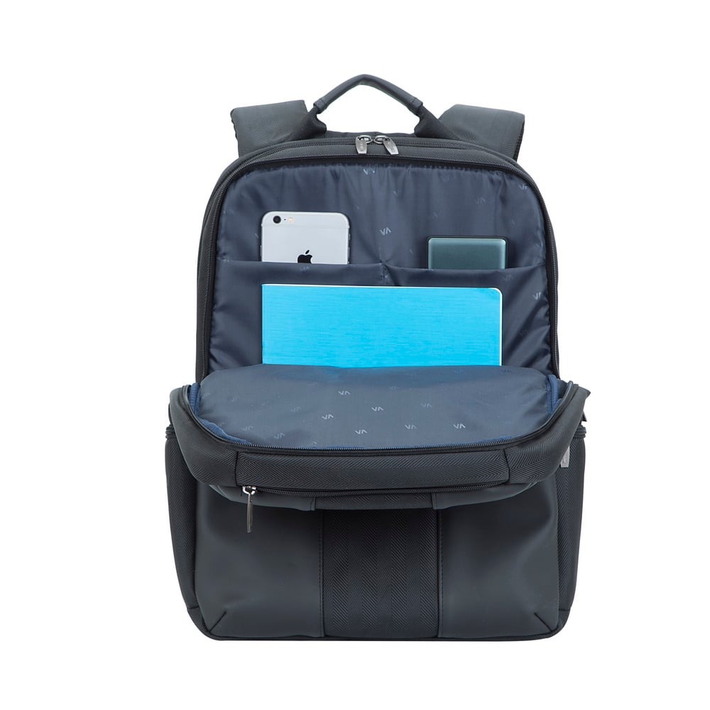The bag provides maximum storage capacity.