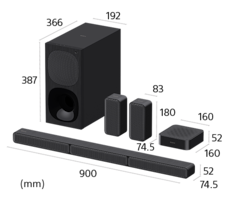 Image de Syst&egrave;me Home Cinema 5.1&nbsp;canaux avec enceintes arri&egrave;re sans fil | HT-S40R