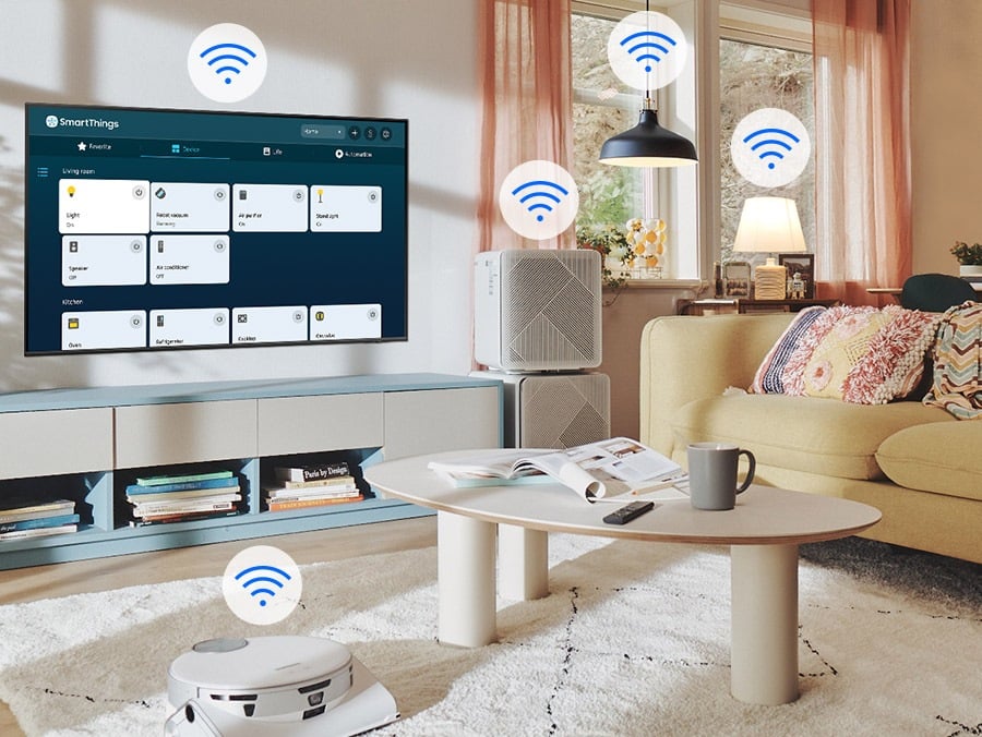 SmartThings (pour les pays o&ugrave; TV Plus n&rsquo;est pas pris en charge.)