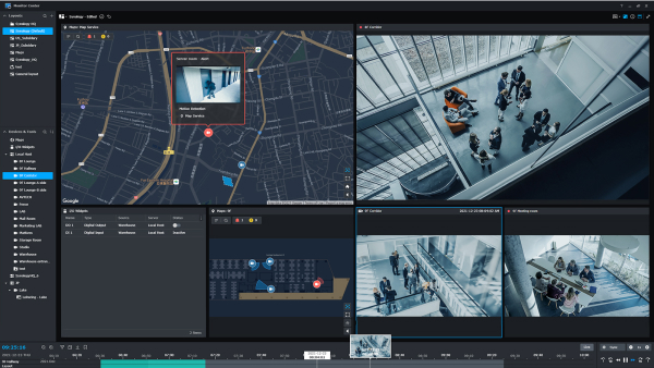 Surveillance flexible de plusieurs sites