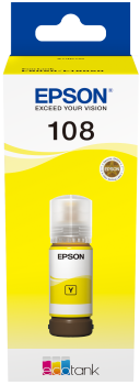 108 bouteille d'encre EcoTank Yellow