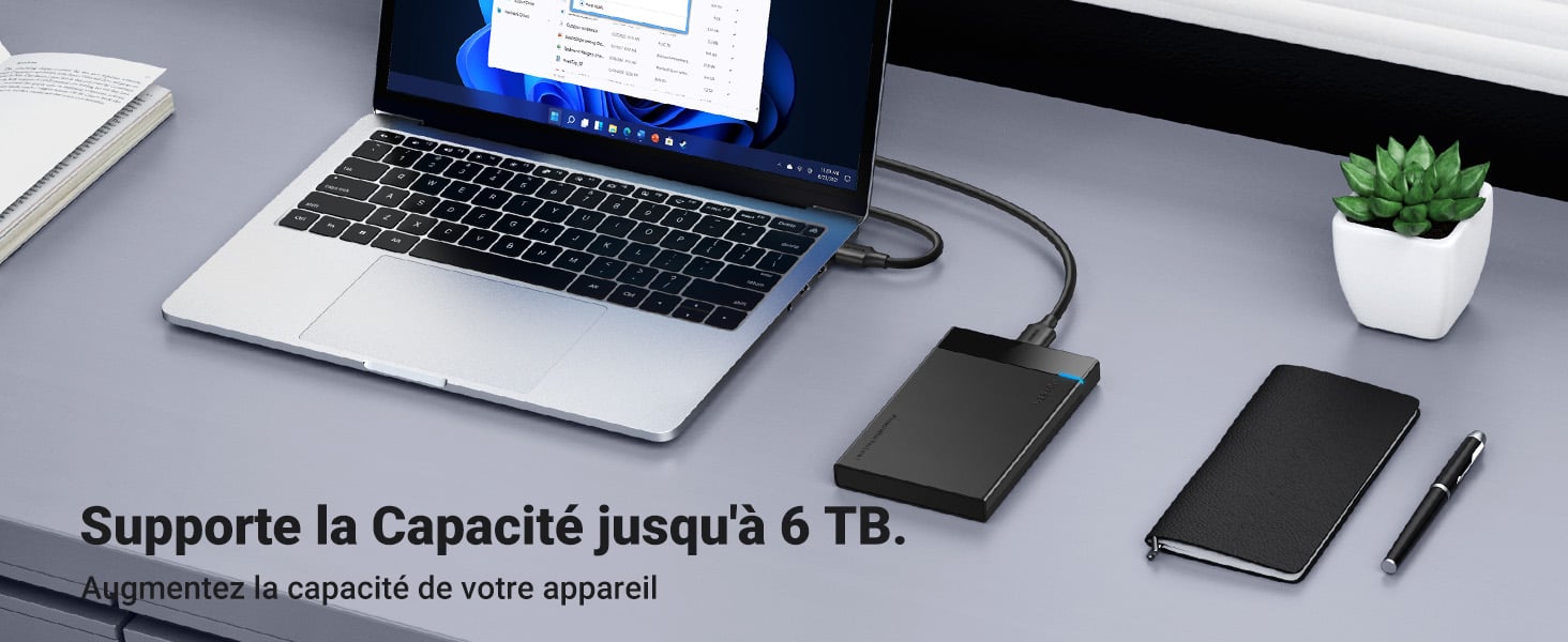 USB 3.0 Bo&icirc;tier Disque Dur 2,5'' SATA