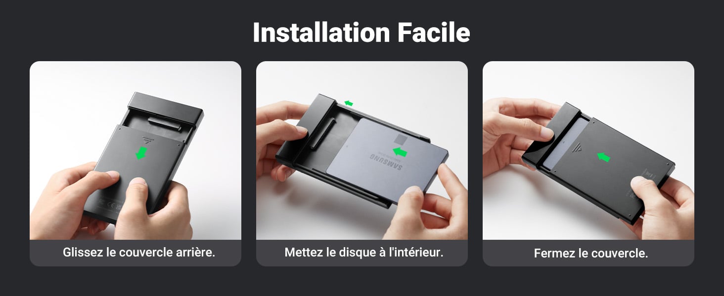 USB 3.0 Bo&icirc;tier Disque Dur 2,5'' SATA