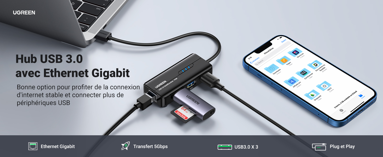 hub usb ethernet