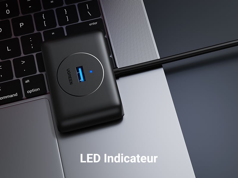 Hub USB 3.0 vers 4 Ports