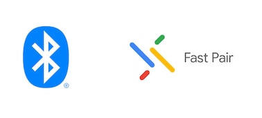 Ic&ocirc;nes connexion Bluetooth et Fast Pair