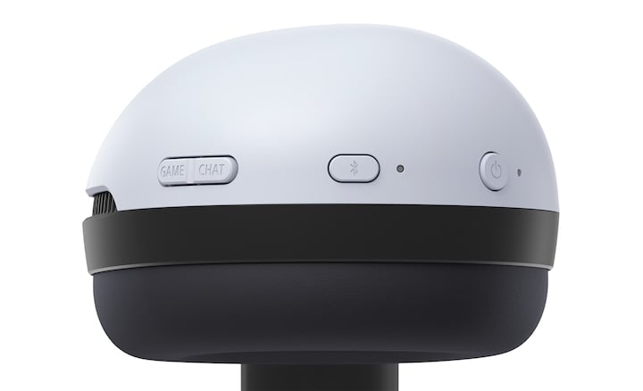 L'&eacute;couteur droit avec les boutons jeu/discussion, alimentation et Bluetooth