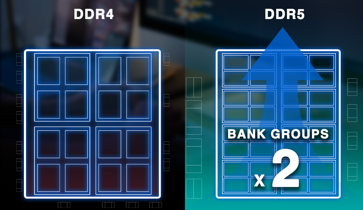 Conseils rapides : DDR5 vs DDR4 - Architecture des puces