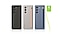 Une vue arri&egrave;re de trois&nbsp;Galaxy Z Fold5&nbsp;debout c&ocirc;te &agrave; c&ocirc;te est affich&eacute;e. Ils sont chacun recouverts d&rsquo;un &eacute;tui&nbsp;S Pen fin de diff&eacute;rentes couleurs (graphite, sable et bleu glac&eacute;), ainsi que de leur S Pen de diff&eacute;rentes couleurs attach&eacute; &agrave; l&rsquo;arri&egrave;re. Le S Pen tout &agrave; droite est sorti de son &eacute;tui. Le texte indique que LE PLASTIQUE DE l&rsquo;&Eacute;TUI S PEN FIN (EF-OF94P) CONTIENT AU MOINS 15&nbsp;% DE MATI&Egrave;RES RECYCL&Eacute;ES POST-CONSOMMATION. UL.COM/ECV