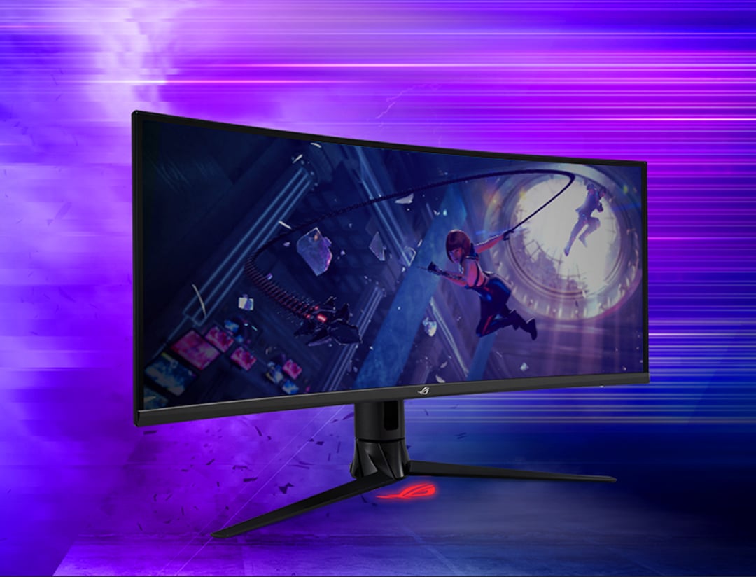Vue de dessus du ROG Strix XG349C