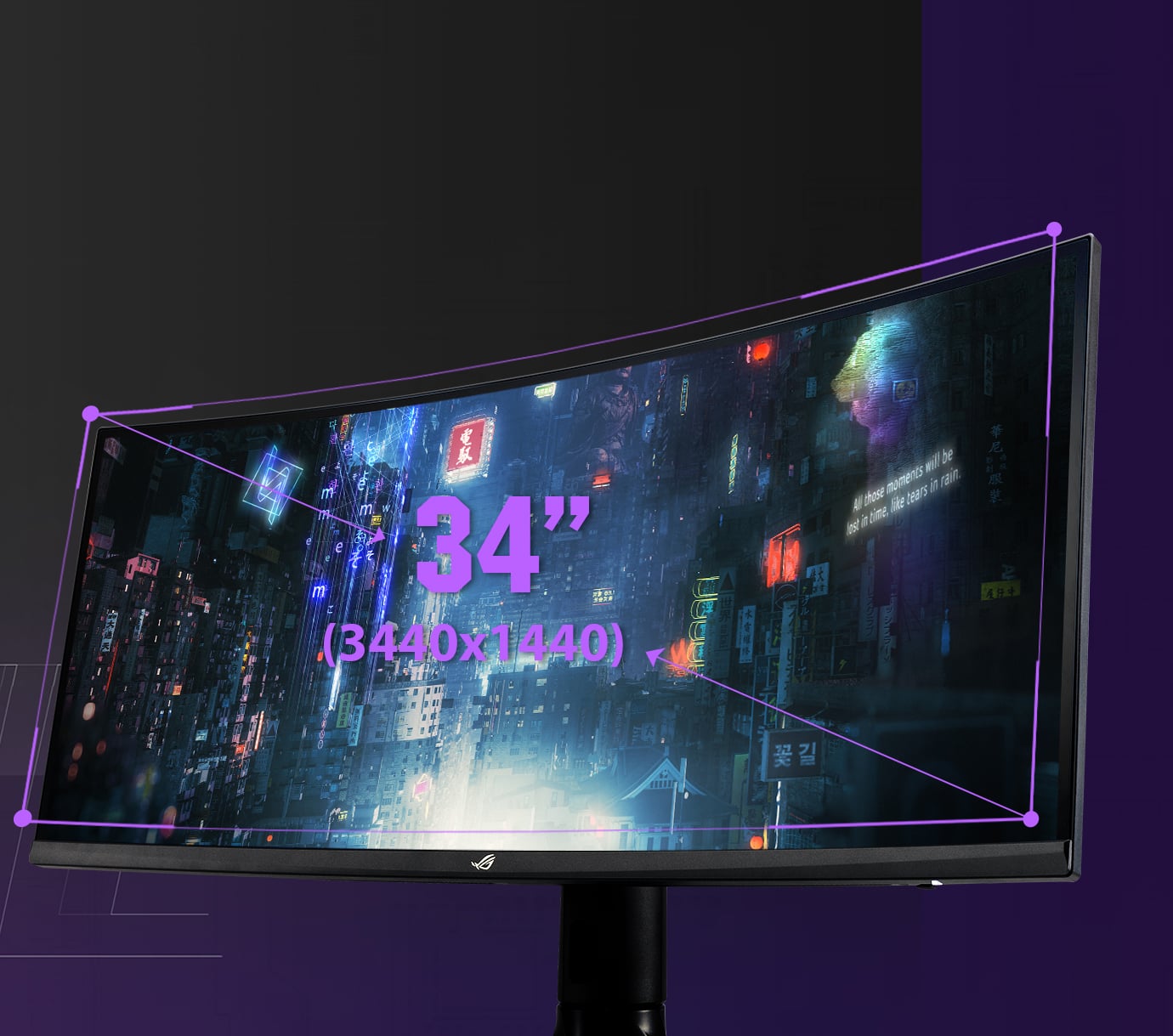 &Eacute;cran ultra-large de 34 pouces (3440x1440)