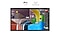 L'&eacute;cran est divis&eacute; en trois segments superpos&eacute;s, illustrant la diff&eacute;rence entre les r&eacute;solutions FHD, QHD et UHD. &Agrave; droite de l'&eacute;cran se trouve une barre d'outils d'&eacute;dition. Au-dessus de l'&eacute;cran se trouvent deux logos&nbsp;: &laquo;&nbsp;Panneau IPS&nbsp;&raquo; et &laquo;&nbsp;Grand angle de vision&nbsp;&raquo;.