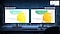 Deux &eacute;crans identiques et leurs supports sont dispos&eacute;s c&ocirc;te &agrave; c&ocirc;te sur un bureau, avec un clavier et une souris sur le bureau en face. L'&eacute;cran de gauche affiche une luminosit&eacute; &eacute;lev&eacute;e le jour, tandis que celui de droite affiche une luminosit&eacute; faible la nuit. Deux barres de niveau de luminosit&eacute;, situ&eacute;es au-dessus de chaque &eacute;cran, indiquent la luminosit&eacute; des &eacute;crans&nbsp;: l'indicateur est plac&eacute; &agrave; gauche pour un &eacute;cran clair et &agrave; droite pour un &eacute;cran plus sombre. Dans le coin sup&eacute;rieur droit de l'&eacute;cran figure le logo &laquo;&nbsp;Intelligent Eye Care&nbsp;&raquo; certifi&eacute; par T&Uuml;V Rheinland, avec l'adresse du site web &laquo;&nbsp;www.tuv.com&nbsp;&raquo; et le num&eacute;ro d'identification&nbsp;0217008574.