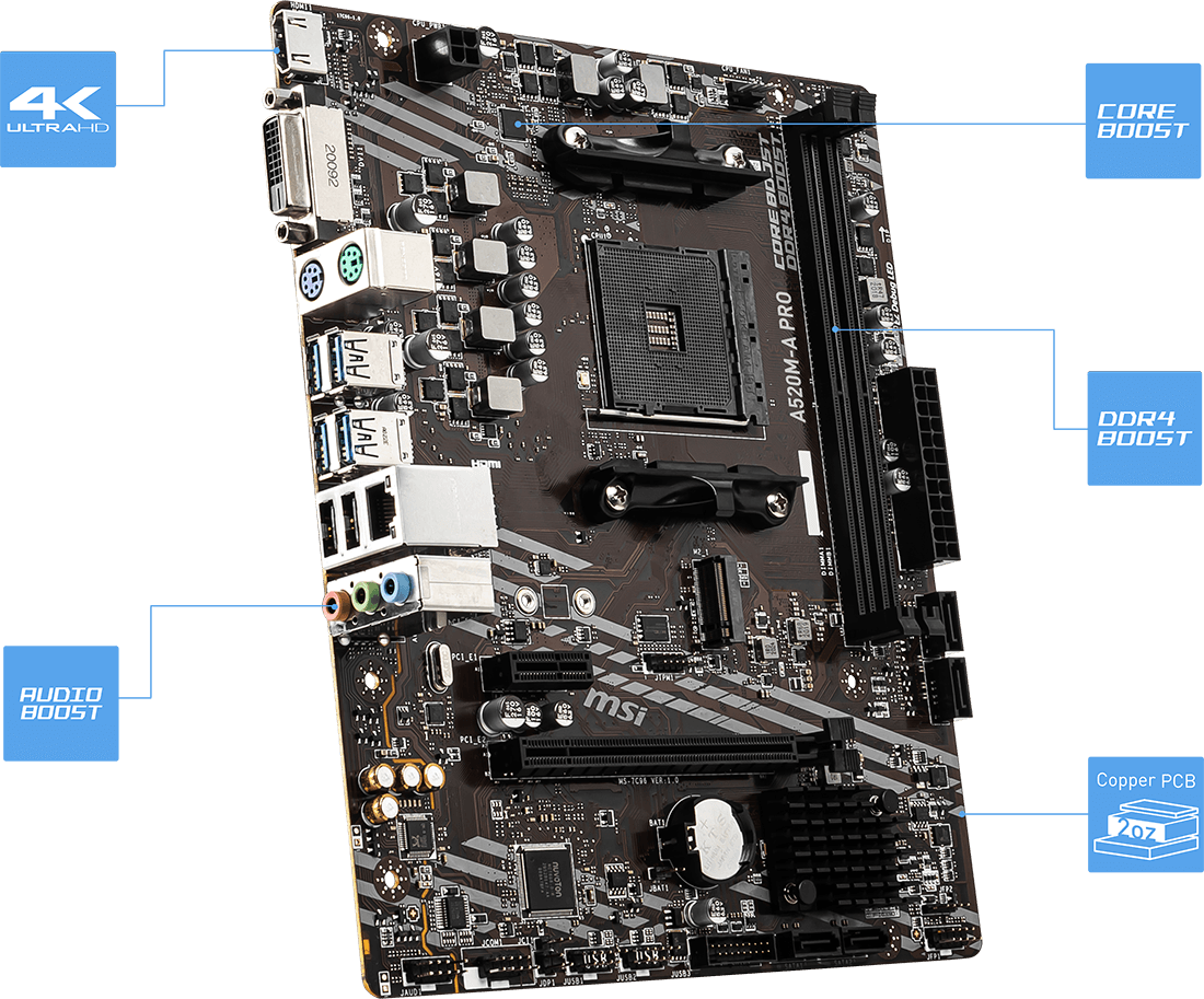 msi a520m a pro