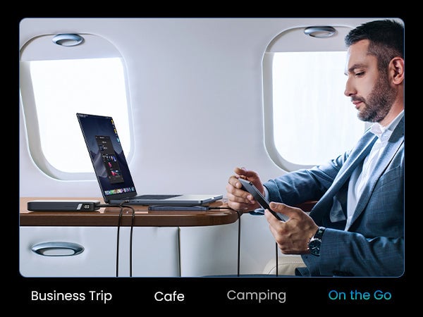 banque d'&eacute;nergie dans l'avion