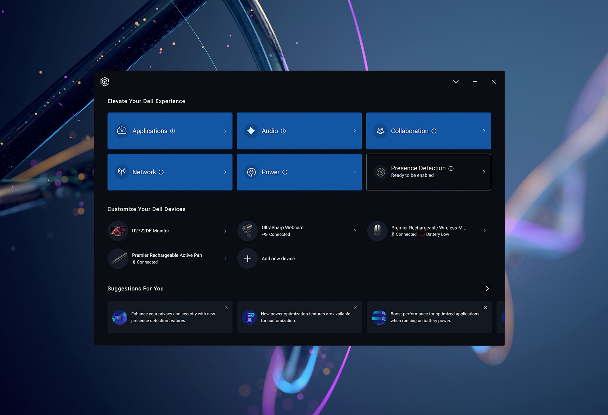 Outil Dell&nbsp;Optimizer.