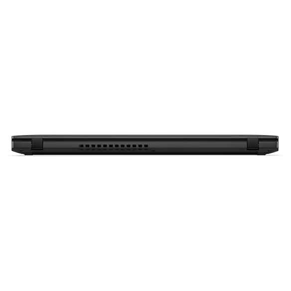Ordinateur portable Lenovo ThinkPad T16 Gen 3 (16'' Intel) — vue arrière, capot fermé.