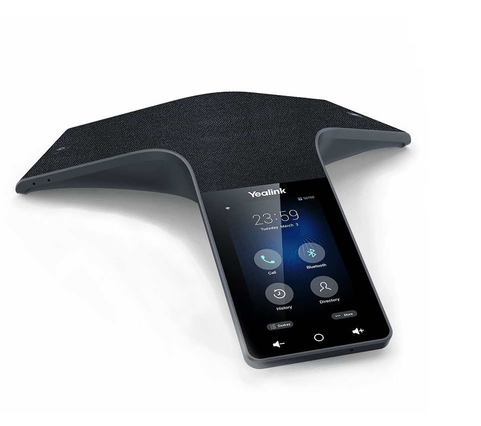t&eacute;l&eacute;phone de conf&eacute;rence Yealink, syst&egrave;me t&eacute;l&eacute;phonique IP professionnel, comment organiser une conf&eacute;rence t&eacute;l&eacute;phonique sur iPhone