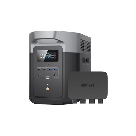Station &eacute;lectrique portable EcoFlow DELTA 2 Max DELTA 2 Max + Chargeur d&rsquo;alternateur