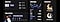 There are interfaces displaying sleep score, sleep coaching, sleep stages, and achievement badges. The sleep score reads 80 and &lsquo;Good.&rsquo; Next to the sleep score, it shows the time of sleep, which is 12:33 AM, the time of waking up, which is 8:28 AM, and the total hours of sleep, which measure 7 hours and 55 minutes. The sleep coaching interface shows the sleep symbol animal of the user, which in this case is a penguin. It also shows the date and indicates today is the 4th day of receiving sleep coaching. The sleep stages show a graph that displays the duration of each stage, including Awake (35 minutes), REM (1 hour 30 minutes), Light (4 hours 30 minutes), and Deep (55 minutes). In the achievement section, two badges are visible. The top one shows a crescent moon behind the clouds, and the bottom one shows a standing penguin.