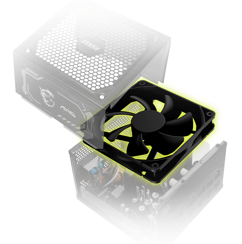 MSI A1250GL PCIE5 Roulement dynamique