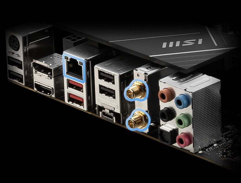 lan 2.5g wifi low-latency network with natenna