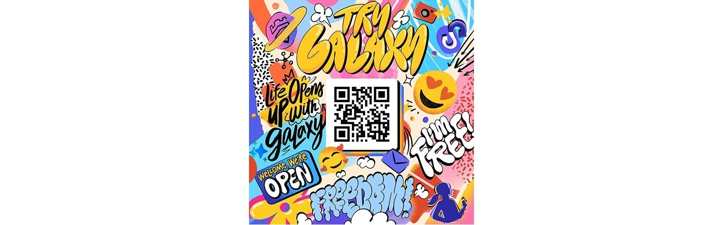 Code QR pour acc&eacute;der &agrave; Try Galaxy
