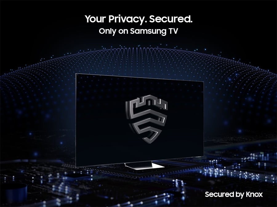 *&nbsp;S&eacute;curis&eacute; par Knox s&rsquo;applique aux TV Samsung avec Tizen&reg;, lanc&eacute;s depuis 2015. *&nbsp;La mise &agrave; jour du logiciel de s&eacute;curit&eacute; est garantie pendant au moins trois ans &agrave; compter du lancement du produit. *&nbsp;La derni&egrave;re mise &agrave; jour du logiciel est requise.