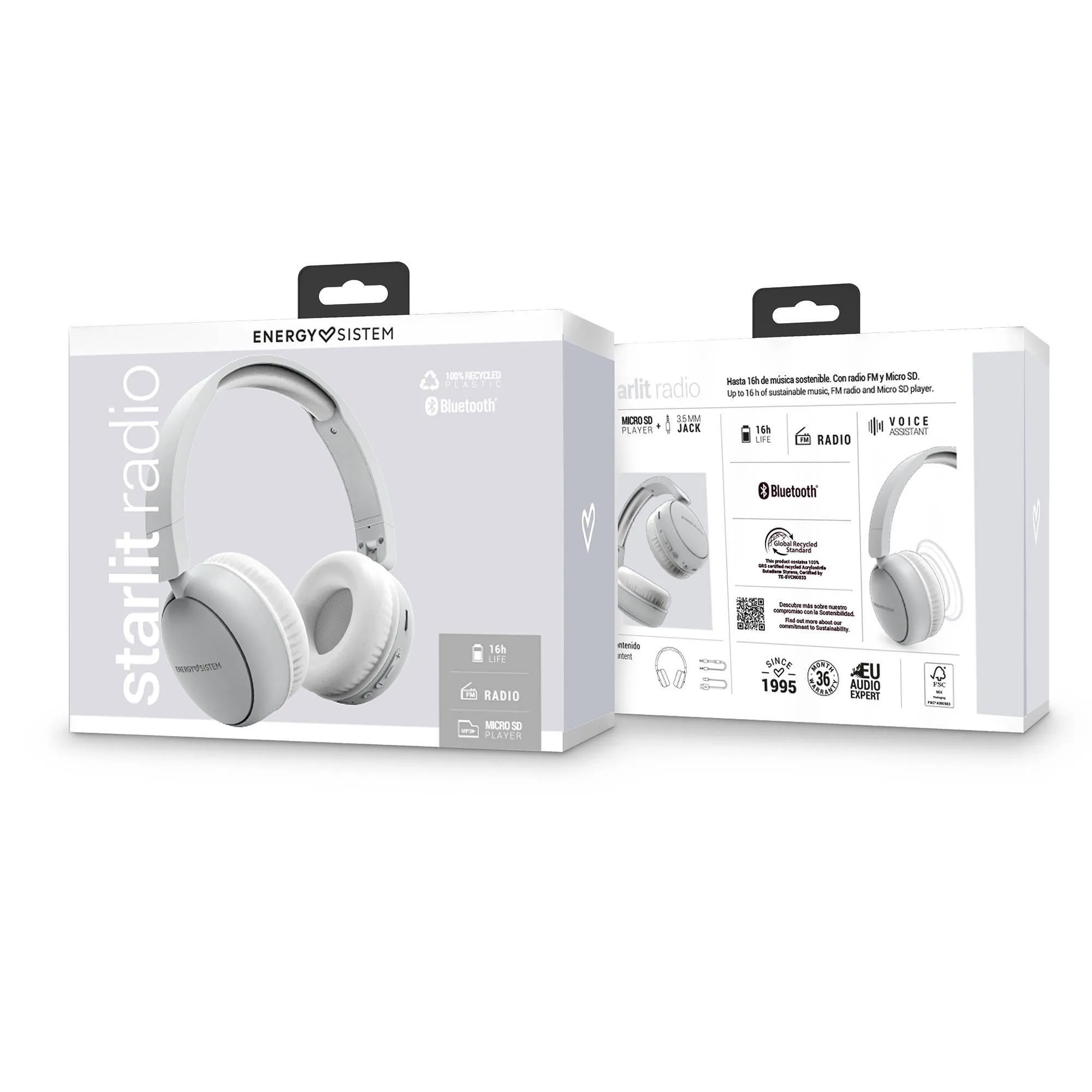 Packaging du casque Starlit Radio