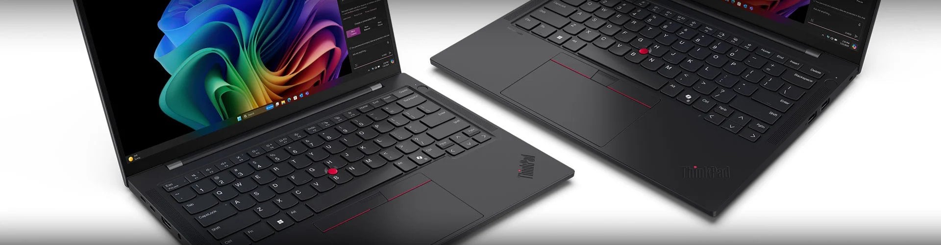 Aucune souris n'est requise avec TrackPoint et TrackPad, qui permettent de naviguer facilement sur l'ordinateur portable Lenovo ThinkPad T14s Gen 6.