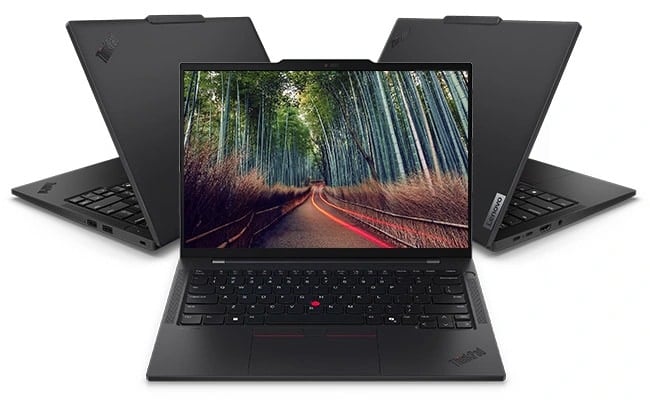 Avec un emballage sans plastique, des composants fabriqués à partir de métaux et de plastiques recyclés et une gamme de certifications d’efficacité, l’ordinateur portable Lenovo ThinkPad T14s Gen 6 est notre appareil à la plus faible empreinte carbone à ce jour.