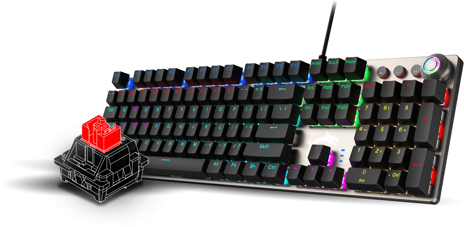 MSI gk310 combo keyboard typing sensation