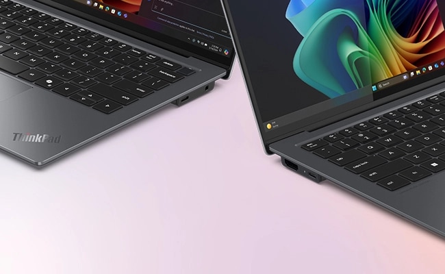 Même avec un châssis ultrafin, l’ordinateur portable Lenovo ThinkPad X9 14 offre toujours les ports essentiels permettant de transférer des fichiers et se connecter à un moniteur ou des accessoires.