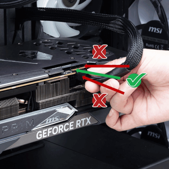 C&acirc;ble d'insertion MSI Power Supply