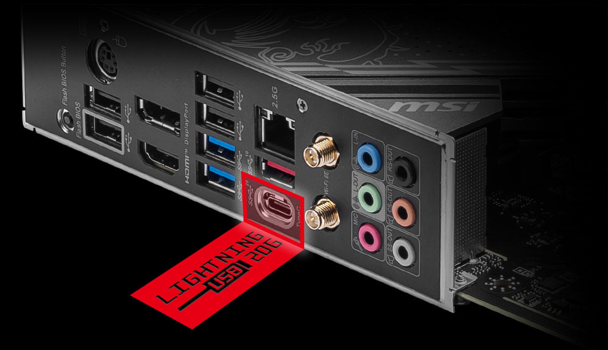 DOUBLE BANDWIDTH WITH LIGHTNING USB 3.2 GEN 2x2 20G