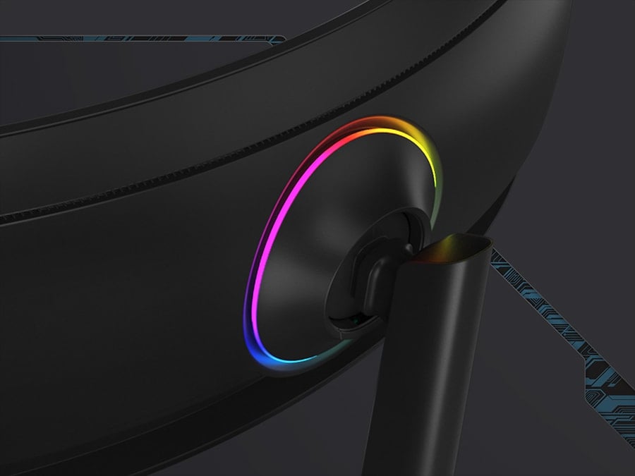 Am&eacute;liorez l&rsquo;environnement de votre &eacute;cran. Gr&acirc;ce &agrave; la technologie CoreSync, les couleurs de l&rsquo;&eacute;cran du jeu sont projet&eacute;es dans votre monde r&eacute;el pour vous plonger davantage en immersion. Avec le nouveau Core Lighting+, ajoutez de la couleur &agrave; votre installation pour un changement d&rsquo;ambiance instantan&eacute;.