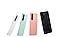 Four Galaxy A26 5G devices in White, Mint, Peach Pink and Black, showcasing their glass back featuring a 3-camera layout.