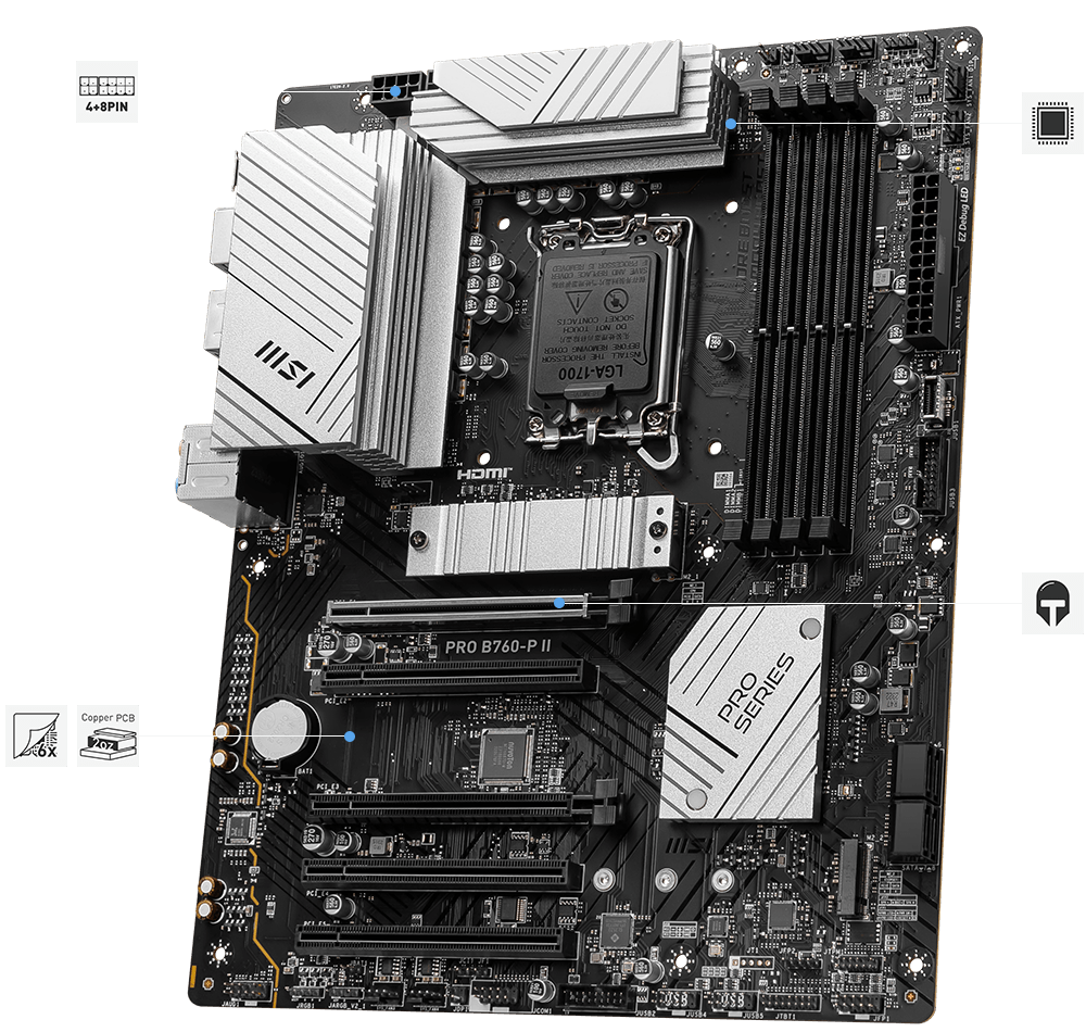Carte mère MSI PRO B760-P II