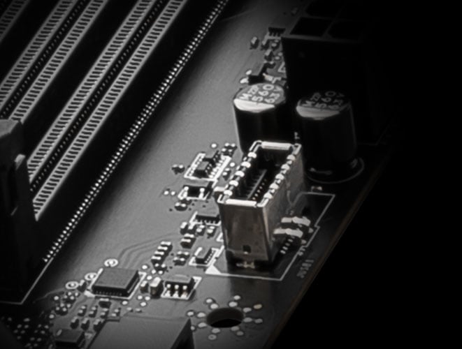 Port USB Type-C à l'avant