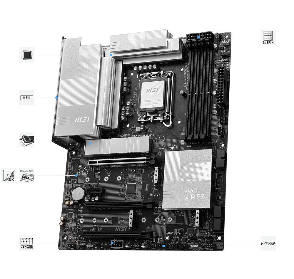 Carte mère MSI PRO Z890-P WIFI