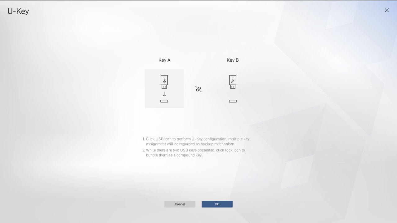 U-Key — accès sécurisé par clé USB au démarrage
