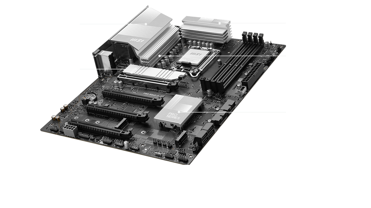 Présentation du refroidissement MSI PRO B860-P