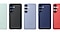 Toutes les options de couleur disponibles sont affich&eacute;es&nbsp;: Bleu, Noir, Bleu Clair, Menthe et Red pour la Silicone Case pour le Galaxy S25.