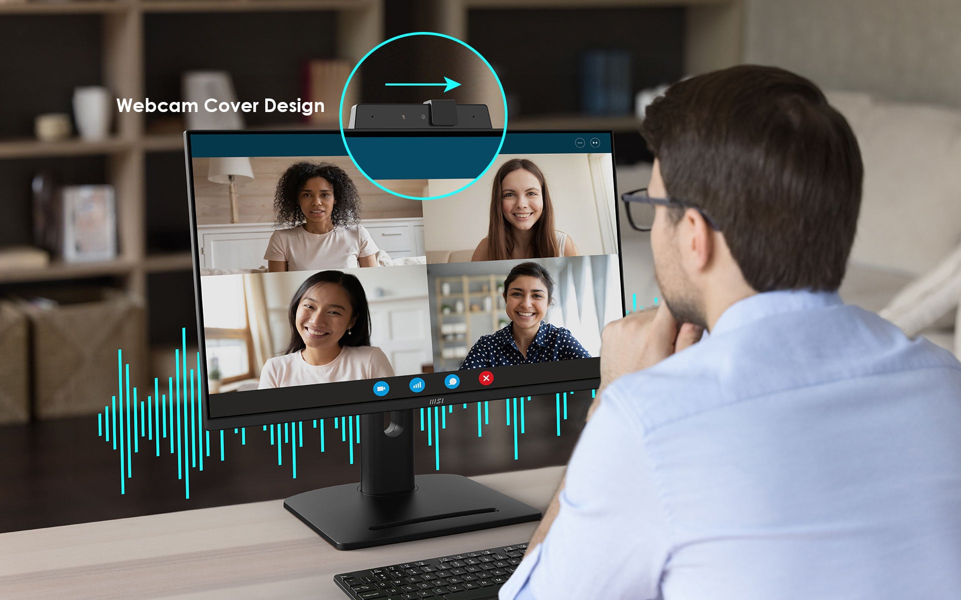 Webcam et microphone intégrés