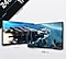 Deux &eacute;crans Odyssey G400 c&ocirc;te &agrave; c&ocirc;te. Celui de gauche affiche une image trouble et le G-Sync est d&eacute;sactiv&eacute;. Celui de droite affiche une image nette et le G-Sync est activ&eacute;. 