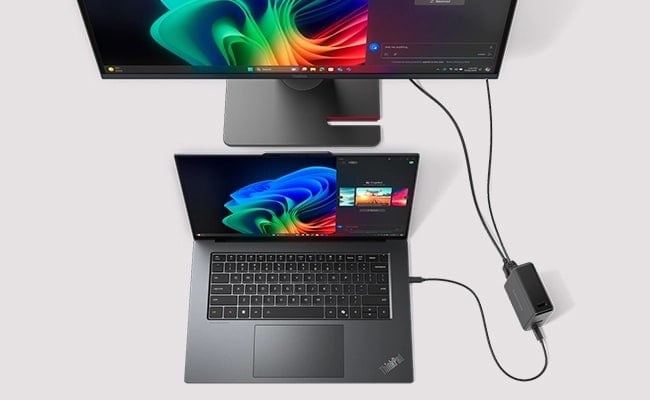 Le port HDMI de l&rsquo;ordinateur portable Lenovo ThinkPad X9&nbsp;15&nbsp;Aura Edition facilite plus que jamais la connexion &agrave; un moniteur.