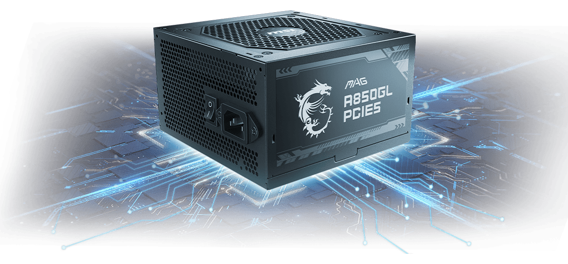 MSI A850GL PCIE5 DC to DC Bridge