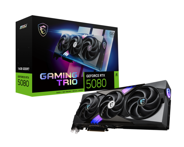 GeForce RTX&trade; 5080 16G GAMING TRIO OC